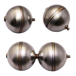 Custom float configuration example showing specialized design for specific industrial requirements